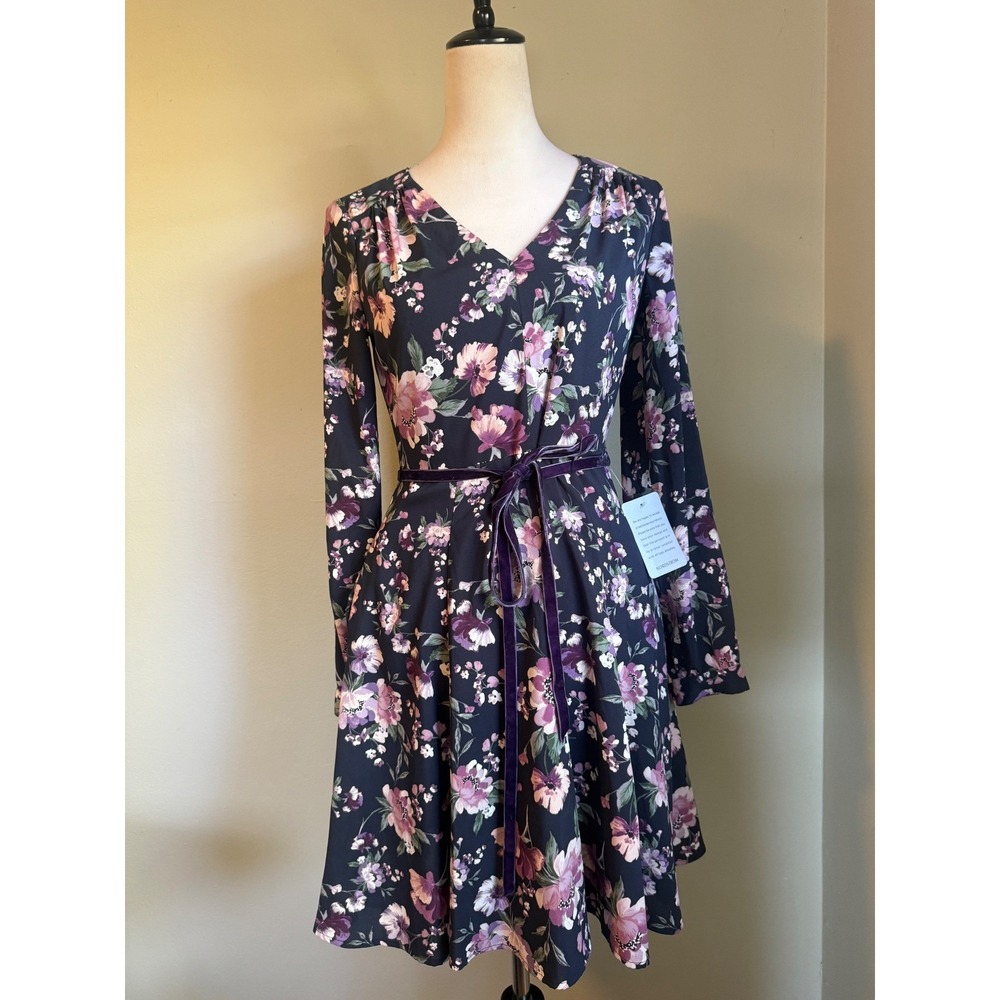 Gal Meets Glam floral Navy blue Purple 2 boho whimsi fairy dainty romantic y2k
